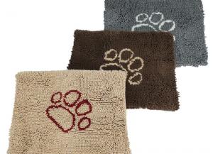 Anti-slip chenille dog pet mat